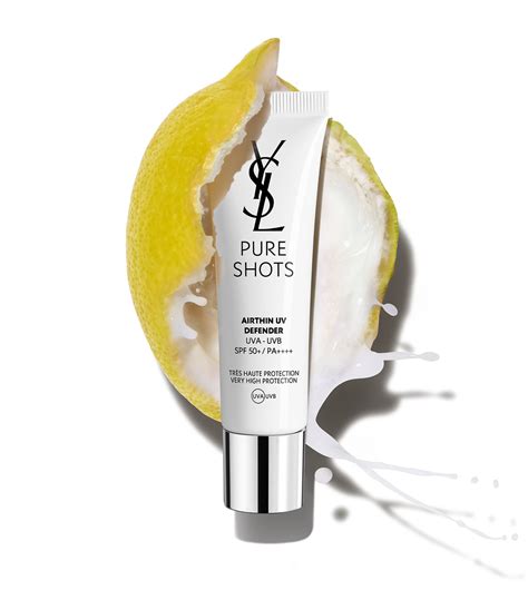 ysl uv|PROTECT WITH PURE SHOTS AIRTHIN UV DEFENDER BY .